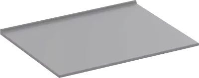 Столешница Good Door 60 г-образный кронштейн, серая матовая