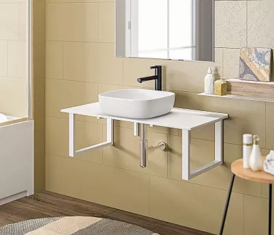 Столешница Good Door 120 подвесная, белая матовая