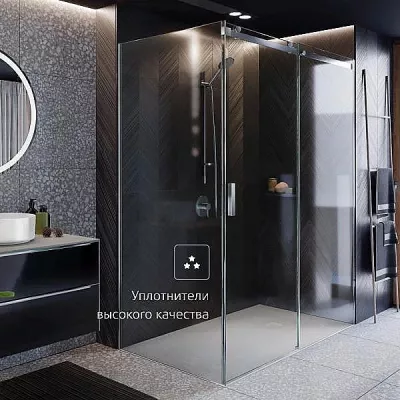 Душевой уголок Roca Area 160х90 стекло прозрачное/профиль хром