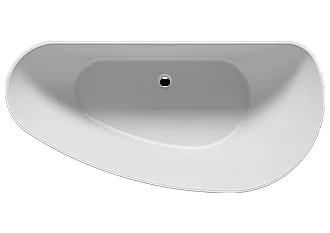 Ванна из искусственного камня Riho Granada 170x80 белая матовая