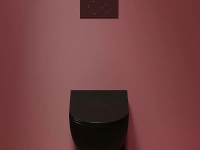 Унитаз подвесной Ceramica Nova Modena CN6063MB безободковый, с крышкой микролифт, черный матовый