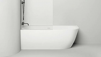 Ванна Salini SOFIA CORNER S-Stone 170x85 102525M белая матовая левая
