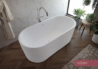 Ванна акриловая Cezares METAURO-INT-Central-180-80-60-W-MATT