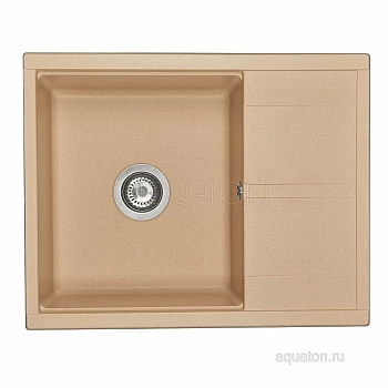 Мойка для кухни Акватон Делия 65 1A718632DE260 бежевый