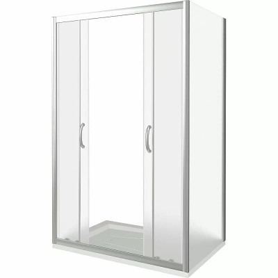 Душевой уголок Good Door Infinity WTW-TD+SP 170х70 стекло рифленое/профиль хром