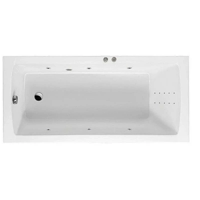 Ванна акриловая Excellent Aquaria LINE NANO WAEX.AQU15.LINENANO.CR 150x70 белая с гидромассажем