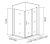 Душевой уголок Good door LATTE WTW+SP 110x80 матовый Душевой уголок Good door LATTE WTW+SP 110x80 матовый