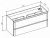 Тумба с раковиной BelBagno ALBANO 2C 120 Cemento Verona Grigio