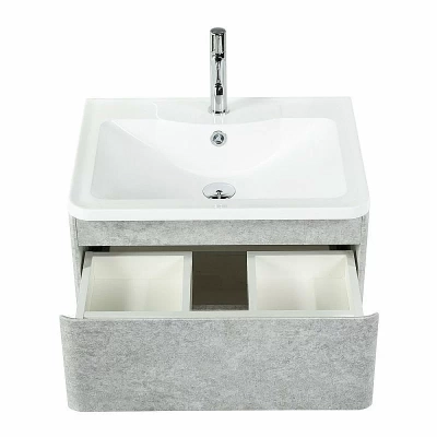 Тумба с раковиной BelBagno ALBANO 2C 60 Bianco Lucido