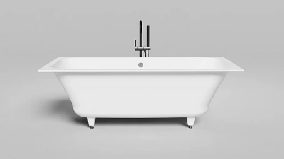 Ванна Salini Orlanda AXIS S-Stone 170x75 103223M белая матовая