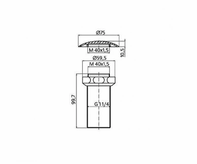 Клапан слива Ideal Standard Celia A3489AA