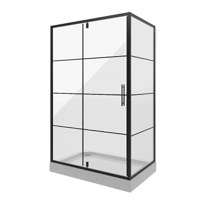 Душевой уголок Niagara Nova NG-0220-08 BLACK 120х80