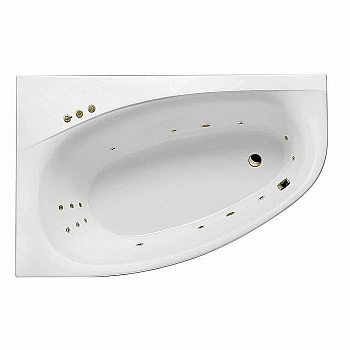 Ванна акриловая EXCELLENT Kameleon SMART WAEX.KML17.SMART.BR 170x110 белая с гидромассажем