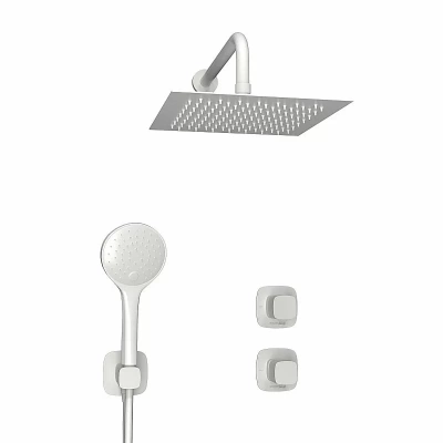 Душевая система WasserKRAFT Saale 9500 SET2839 белый Soft-touch матовый
