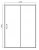 Душевая дверь Bravat LINE BD120.4101A