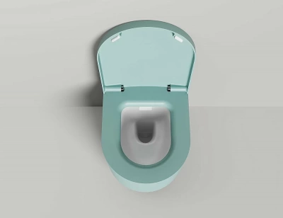 Унитаз подвесной Salini Gemelli 240121MRF из искусственного камня S-Stone, безободковый, RAL снаружи