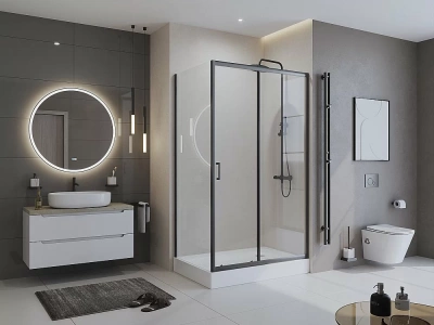 Душевой поддон BelBagno TRAY-BB-AH-120/80-15-W белый