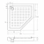 Душевой поддон Cezares TRAY-A-P 100х100 Душевой поддон Cezares TRAY-A-P 100х100