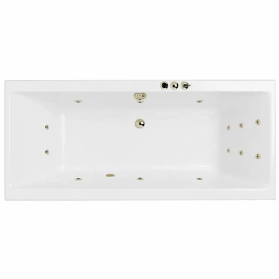 Ванна акриловая EXCELLENT Pryzmat SMART WAEX.PRY19.SMART.BR 190x90 белая с гидромассажем