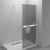 Душевое ограждение Vincea Walk-In HR 80 VSW-4HR800CG стекло тонированное/профиль хром