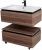 Тумба с раковиной Cezares Slider 80 SLIDER-800-1C-SO-NA орех дымчатый