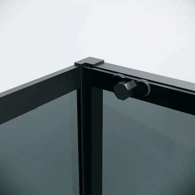 Душевой уголок Grossman Style 120.K33.05.1090.21.10 100x90 профиль черный матовый/стекло тонированное