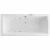 Ванна акриловая EXCELLENT Aquaria Lux SOFT WAEX.AQU18.SOFT.GL 180x80 белая с гидромассажем