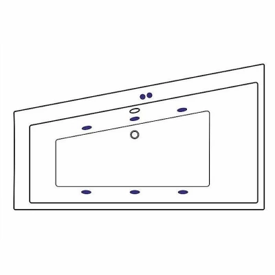 Ванна акриловая EXCELLENT Sfera SOFT WAEX.SFL17.SOFT.CR 170x100 белая с гидромассажем