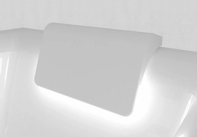 Акриловая ванна Riho Still Square Led 180x80 белая