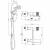 Душевая система Orange Push M01-914cr хром
