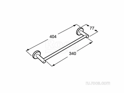 Полотенцедержатель Roca Superinox 817307002