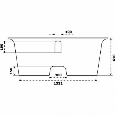 Ванна BAS Венеция 170x80 белый