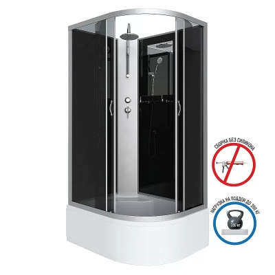 Душевая кабина Niagara Classic NG-2510-14BKT 120х80
