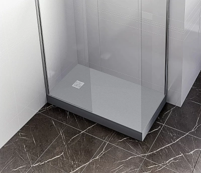 Поддон литьевой Good Door Essentia 80x140 Графит