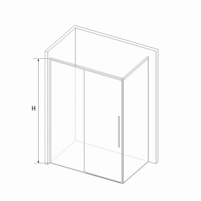 Душевой уголок RGW Stilvoll SV-42-1B (SV-12B+Z-060-2B) 120x90 323242129-014 стекло прозрачное/профиль черный