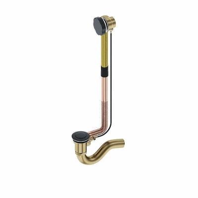 Слив-перелив для ванны Timo 8003/03 черный матовый