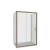 Душевой уголок Good Door JAZZ WTW+SP+SP 130х90 стекло прозрачное/профиль золото