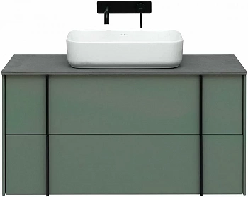 Тумба с раковиной Allen Brau Reality 120 1.32008.CGM олива матовый