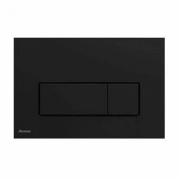 Кнопка для инсталляции Ravak UNI SLIM X01744 черная матовая