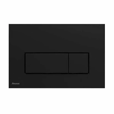 Кнопка для инсталляции Ravak UNI SLIM X01744 черная матовая