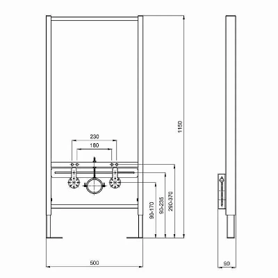 Инсталляция для биде Aquatek Standart INSB-0000001