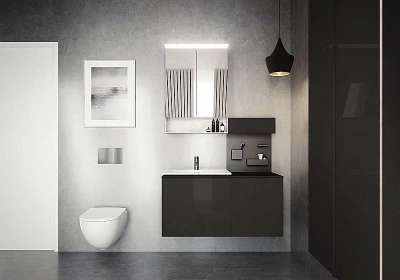 Унитаз подвесной Geberit Acanto 500.301.KJ.A белый, с крышкой микролифт, с инсталляцией, безободковый