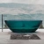 Ванна Abber Kristall AT9702Aquamarin 180x85 бирюзовая прозрачная