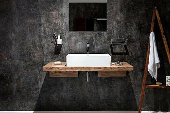 Столешница с раковиной Ravak L 80x55x5 орех