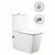 Унитаз-компакт SantiLine SL-5017SM-BD безободковый, с бачком, с крышкой микролифт, белый