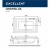 Ванна акриловая EXCELLENT Crown Lux SOFT WAEX.CRO19.SOFT.GL 190x120 белая с гидромассажем