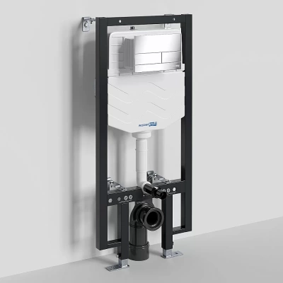 Инсталляция для унитаза WasserKraft Vils 56TLT.010.ME.CH04 с кнопкой хром