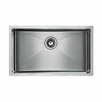 Мойка кухонная Paulmark Koher PM807444-BS Хром