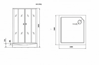 Душевая кабина Grossman Classic GR270Q 100x100