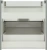 Тумба с раковиной Aquanet Джейн (Flat) 335432/254363 60 мисти грин